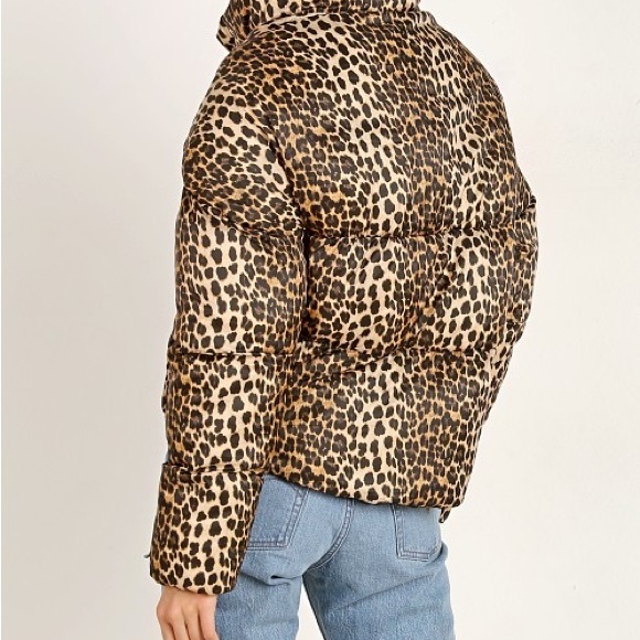 Apparis Paula Leopard Puffer - Size Medium - Picture 4 of 7